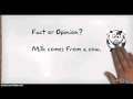 Distinguishing Fact from Opinion