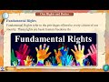 Fundamental Rights and Constitution of India