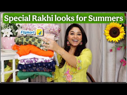 Rakhi special kurta pant haul / Flipkart Haul / Gota work & Embroidery Kurti with Vaishali Mitra