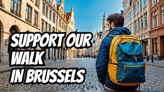 walking in brussels by Like and comment (Support please).