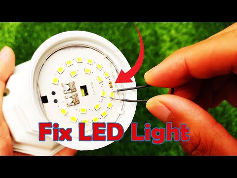 1 Simple Ways to Repair LED Bulbs in Your Home! Easy LED Light Fix & Can do myself