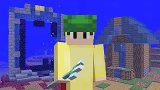 Minecraft'ı Bitiriyorum ama Tamamen Su Altında