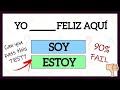 Mastering Ser vs Estar in Spanish