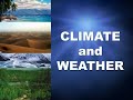 Understanding Weather and Climate Concepts