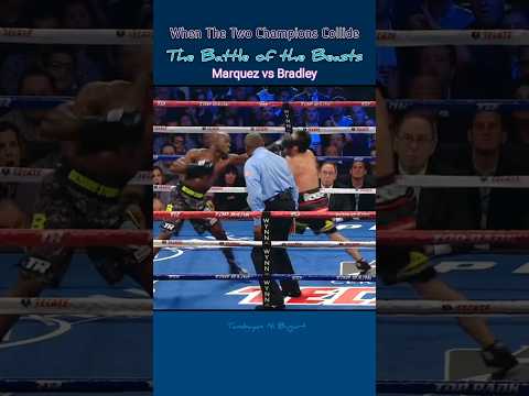 The Battle of the Beasts✨When the 2 Champs Collide #marquez #boxing #bradleyMarquez