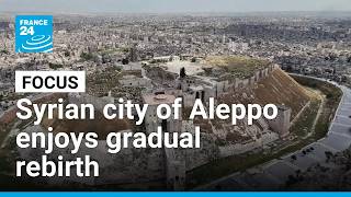 YouTube video thumbnail: Rebuilding Aleppo: Syria's war-Torn Economic Capital Enjoys Gradual Rebirth