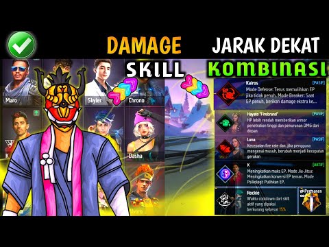 Damage Jarak Dekat 🔥 Kombinasi Skill Karakter Free Fire Setelah Update + Skill Pet Terbaik 2025