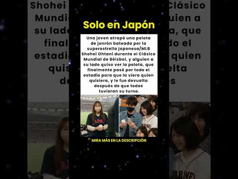 La fan que atrapó la pelota de Ohtani y la dejó circular por el estadio ⚾🇯🇵