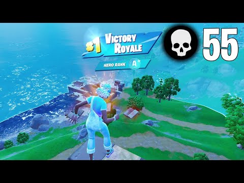 55 Elimination Solo Vs Squads Gameplay Wins (Fortnite Chapter 6 PS4 Controller)