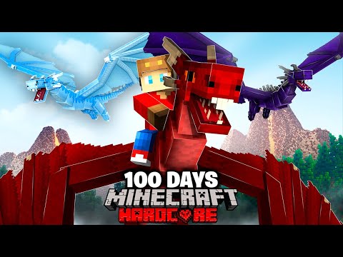 I Survived 100 Days as DRAGONS in Minecraft [Full Movie]