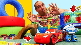 🚗💦 Lavacoches en plena pista 🏁 ¡Diversión a toda velocidad!
