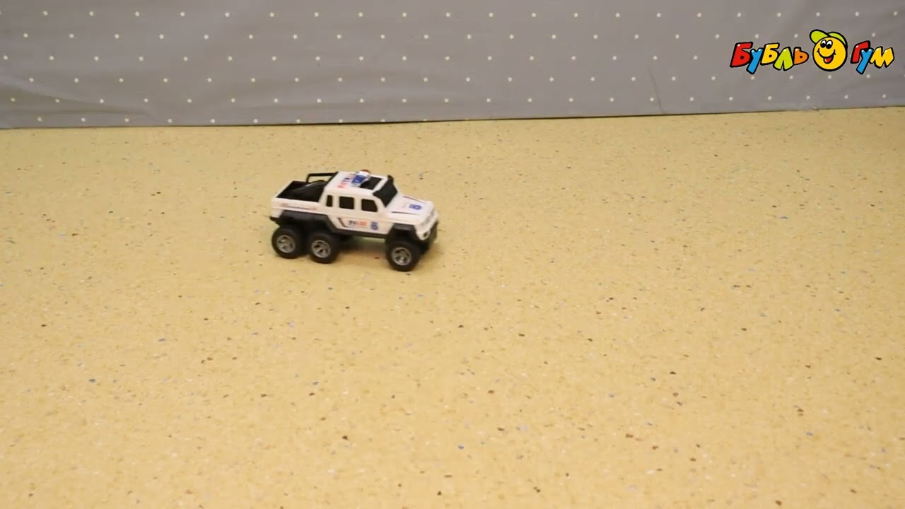 Пикап Lanson Toys CROSS COUNTRY SPORTS CAR Police р/у световые эффекты акб 1:20  - видео