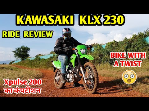 KAWASAKI KLX 230 Road Legal Off Road Dirt Bike Ride Review - Better than Xpulse 200 Worth Buying ?