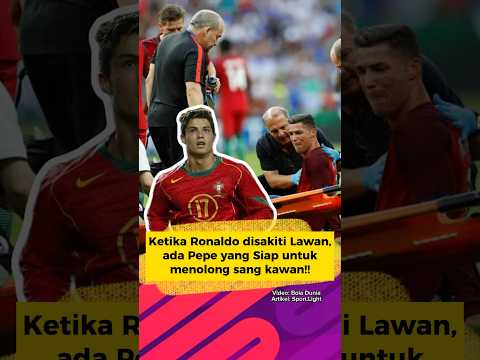 Jangan coba-coba sakiti Bang Dodo, kalau ngak mau kejadianya kayak gini!! #portugal #ronaldo #pepe