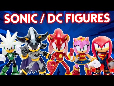 Sonic the Hedgehog / DC Comics JAKKS Crossover Figures 2025 FIRST LOOK! Superman Knuckles!