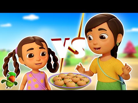 Pani Puri Wala Aaya, पानी पूरी वाला आया, Aaj Mangalwar Hai, Popular Nimboo Kids Cartoon Rhymes