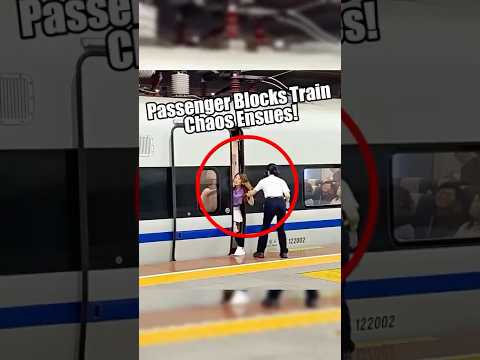 Passengers Cause Train Chaos for the Silliest Reason#shorts