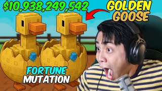 HATCHING GOLDEN GOOSE FOR 12 HRS! DALAWA AGAD PALDO! GROW A GARDEN