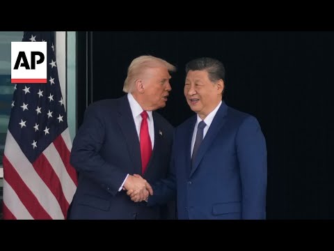 YouTube video thumbnail: Trump Cuts Tariffs on China After Meeting Xi in South Korea, AP Explains
