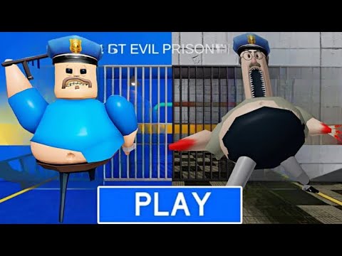 SCARY BARRY EXE PRISON RUN! (FIRST PERSON OBBY!) #roblox #obby