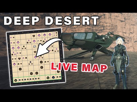 How to use Live Interactive Map for the Deep Desert ► Dune: Awakening
