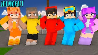 CASH, NICO, MIA, ZOEY, SHADY | CHICKEN WINGS MEME | GOMY GOMY DANCE - Minecraft Animation