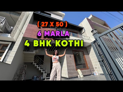 inside a 4 BHK Double Story Both Side Open House Design | 150 Gaj House Sale in Mohali | Home Tour