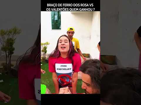 BRAÇO DE FERRO DOS ROSA VS OS VALENTÕES QUEM GANHOU #emillyvickof #dosrosas #katlenof