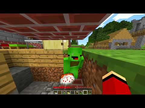 WHY SCARY LUNAR MOON Attacked JJ and Mikey in Minecraft!   Maizen