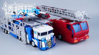 【SwiftTransform】Super Two Combine! OMEGA PRIME! OPTIMUS&ULTRA MAGNUS RID Transformers 透模玩 众筹究极火马擎天柱