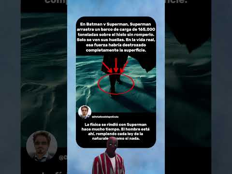 Superman arrastra un barco de 165,000 toneladas como si nada 💪🧊 | Batman v Superman