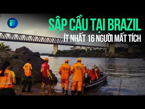 Điểm tin quốc tế 24h: Ít nhất 16 người mất tích trong vụ sập cầu tại Brazil | VTC1