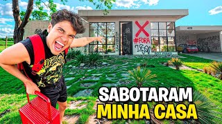 SABOTARAM A MINHA MANSÃO! *voltei?