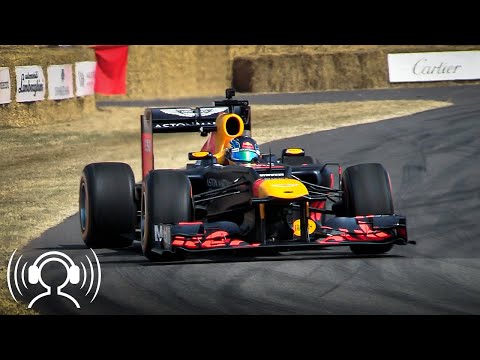 [3D Binaural Audio] Red Bull RB8 F1 V8 Car echoing through Monza Park!
