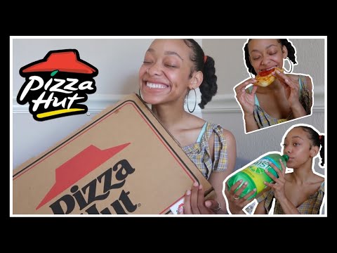 ASMR ♡ PIZZA HUT MUKBANG 🍕