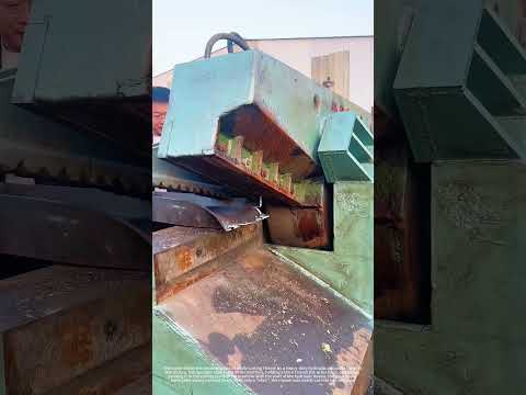 Hydraulic crocodile shear test: easy to cut thick I-beam steel