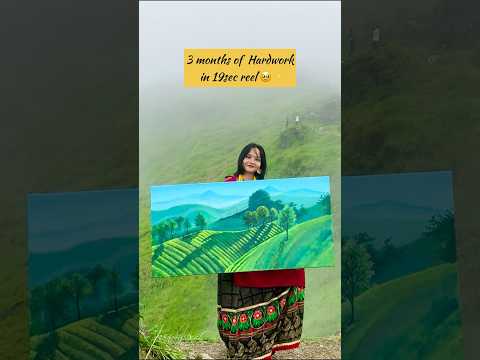 Support my 3 months of hardwork🥹🎨✨#darjeeling #mountains #nature #artist #artlovers #viral #trend