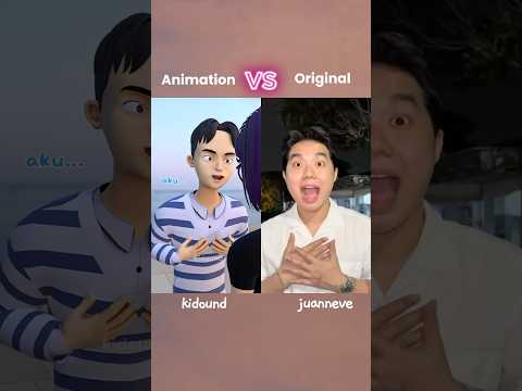 Original Vs Animasiku - Minta maaf #3danimation #comedy