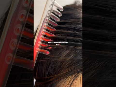 POV: IT’S HAIR WASH DAY🌿OILY SCALP #cocoandeve #washday #pinkaesthetic #hairgrowth #haircare