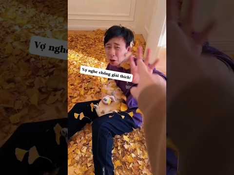Bố mang lá cây rải đầy nhà cho Tiểu Bảo chơi và cái kết bất ổn #shorts #funny #shortvideo