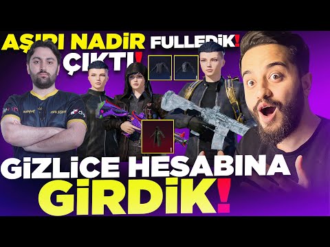 POSER'IN HESABINA GİZLİCE GİRİP FULLEDİK! TÜM NADİRLER VAR! (İNANILMAZ) PUBG Mobile