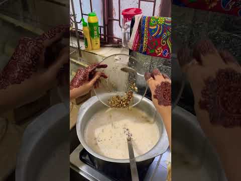 Sheer khurma banaya #minivlog #viralvideo #shorts #trending #fyp