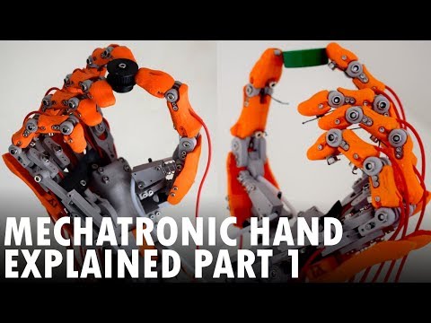 3D Printed Biomimetic Mechatronic Hand Explained Part 1