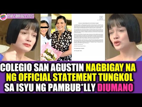 Official Statement ng Colegio San Agustin tungkol sa mga alegasyon ni Yasmien Kurdi! Alamin!