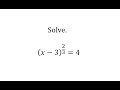 Solving Equations with Rational Exponents