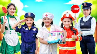 Bác Sĩ, Lính Cứu Hỏa Và Giáo Viên: Daisy, Bạn Muốn Làm Nghề Gì???|| Bé Kẹo TV
