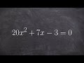 Quadratic Equations and Their Properties