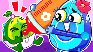 Robot Mommy Taking Care of Baby Avocado?! 🤖 Songs and Nursery Rhymes for Kids by VocaVoca Karaoke