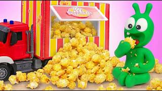 🔴 [LIVE] Pea Pea Bermain Peran dengan Truk Popcorn 🍿 Kartun untuk Anak-Anak