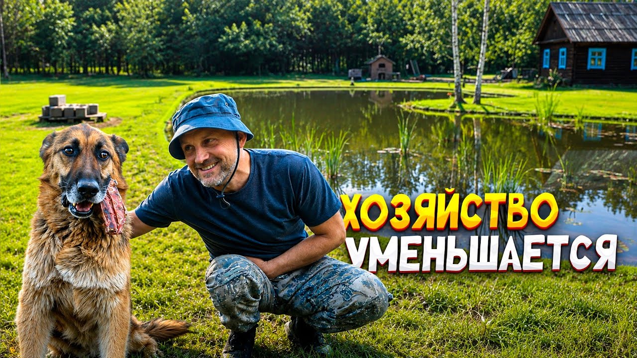 Жизнь в гармонии с природой. Реставрация заброшеного дома, пруды, огороды, животные и любовь.